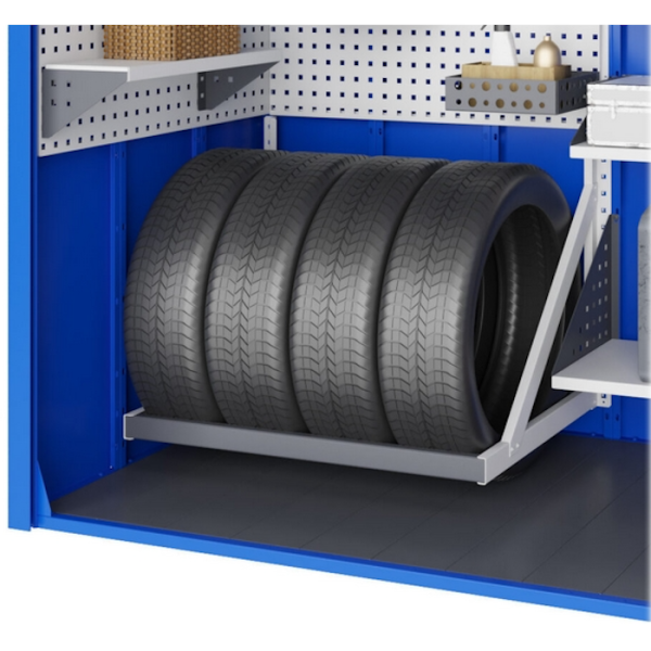 Кронштейн для хранения колес ВЕРСТАКОФФ RCAB 500x1190x550мм. RAL7035  RC-070 в Екатеринбурге