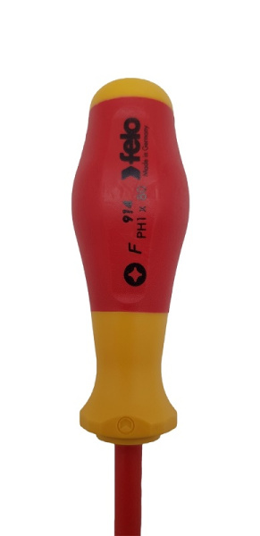 Отвертка диэлектрическая крестовая Felo PH1х80 91410290 в Екатеринбурге 