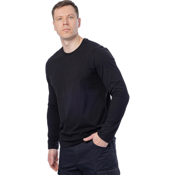 Лонгслив Brodeks KS731, черный (XL) KA-00005487-XL в Екатеринбурге