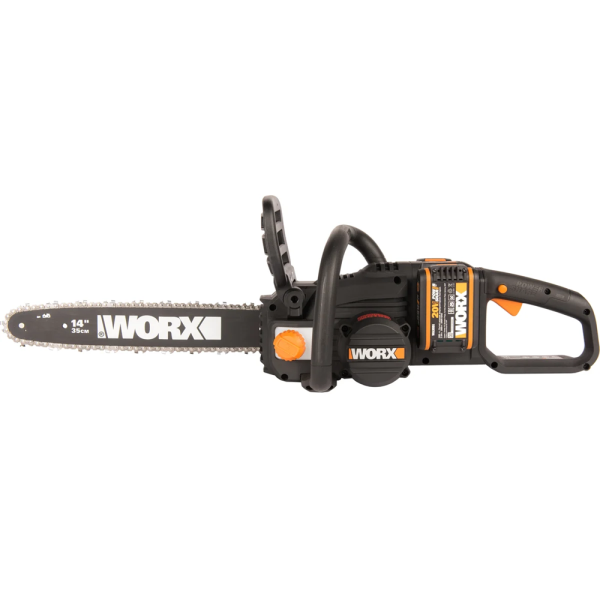 Цепная пила аккумуляторная WORX WG384E, 40В, 35 см, бесщеточная, 2*2,0 Ач, двойное ЗУ 2x2A