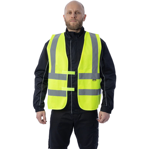 Сигнальный жилет Brodeks KM125 желтый (2XL/3XL) 00-00000676-2XL/3XL в Екатеринбурге