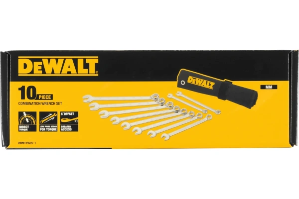 Набор комбинированных ключей DeWalt  10 шт DWMT19227-1 в Екатеринбурге 