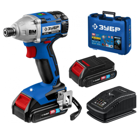 Винтоверт аккумуляторный ударный ЗУБР GVB-250-2 в Екатеринбурге
