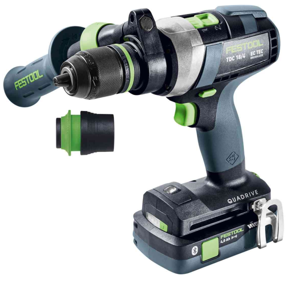 Акк.дрель-шуруповерт FESTOOL TDC 18/4 Li 5,2/4,0 I-Plus QUADRIVE 575602 в Екатеринбурге