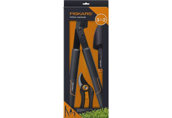 Набор Fiskars садовода подарочный 3 в 1 1056736 в Екатеринбурге 