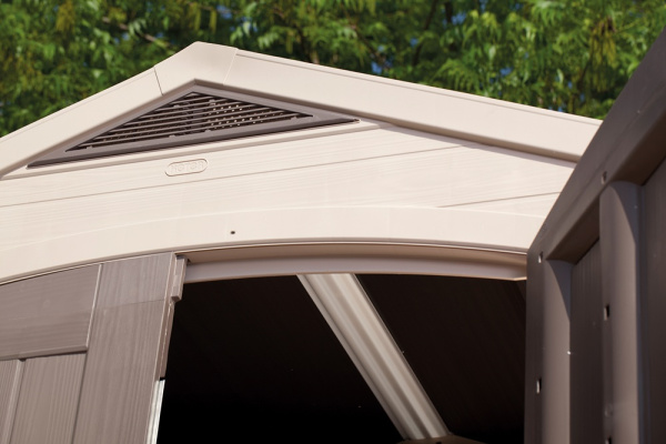 Блок хозяйственный из ПВХ "Keter" Фактор 8х6 бежевый 256,5x182x243см 107кг  17197897 в Екатеринбурге