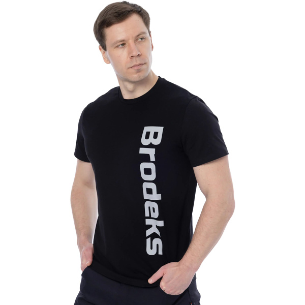 Футболка Brodeks KS704, черный (M) KA-00005212-M в Екатеринбурге