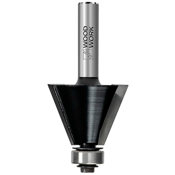 Фреза фасочная Woodwork с подшипником угол=45° D=44.5 L=69 S=12  936.4545.12 в Екатеринбурге