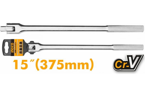 Вороток шарнирный  INGCO  INDUSTRIAL 1/2" 375 мм HFXH012151 в Екатеринбурге 
