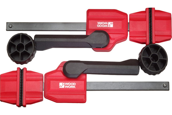 Прижим верстачный  эксцентриковый  Woodwork для отверстия 19 мм комплект из 2-х штук CLM-006 в Екатеринбурге 