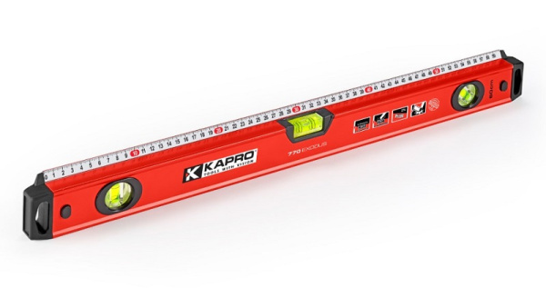 Уровень с линейкой "KAPRO" 800мм.3гл.  770-42-80