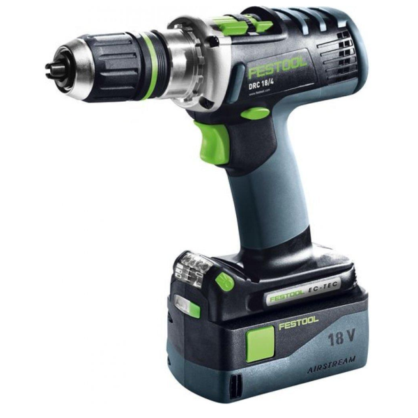 ДРЕЛЬ-ШУРУПОВЁРТ АКК., в конт. T-Loc, компл. DRC 18/4 Li 5,2 Plus