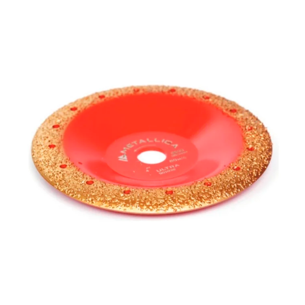 Чашка твердосплавная шлифовальная 125x22.2 мм, #24, плоская, по дереву METALLICA Ultra 901007