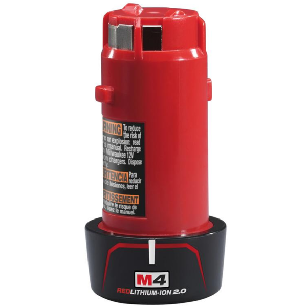 Аккумулятор Milwaukee М4 В2 (4В, 2Ач, Li-ion) 4932430098