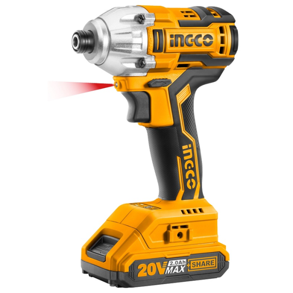 Аккумуляторный ударный шуруповерт INGCO INDUSTRIAL CIRLI2002