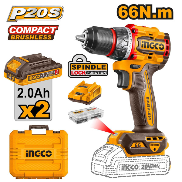 Акк. шуруповерт INGCO CDLI20668 в Екатеринбурге