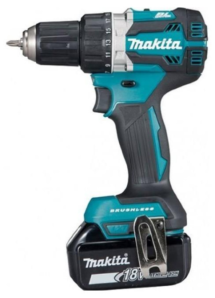 Аккумуляторная безударная дрель-шуруповерт, бесщеточная Makita DDF484RАE в Екатеринбурге