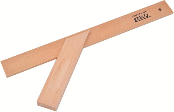 Угольник деревянный (ярунок) "PINIE" 400х140мм. 45 и 135гр.  43-1 в Екатеринбурге 