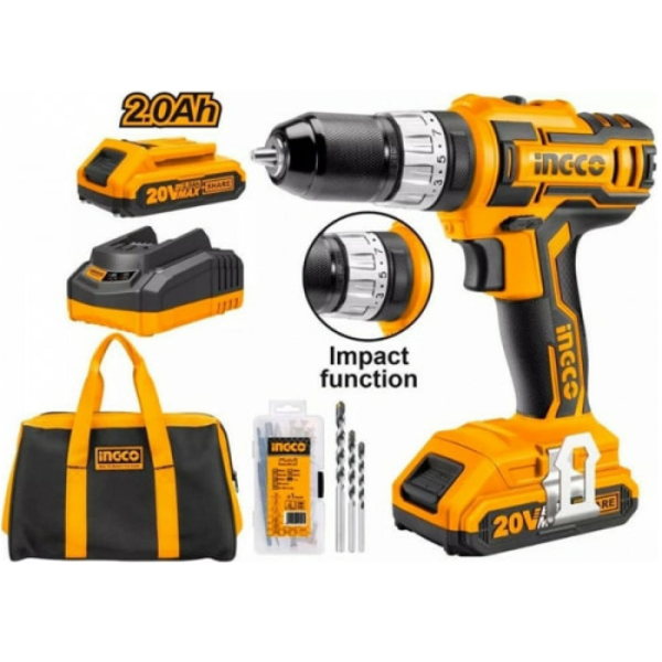 Аккумуляторный ударный шуруповерт INGCO INDUSTRIAL  CIDLI2002 в Екатеринбурге