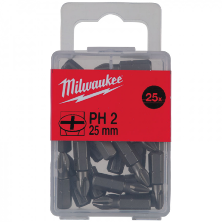 Насадка Milwaukee PH2 25мм (25шт)