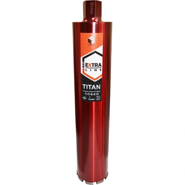 Коронка алмазная  DIAM 52x450х1мм Extra Line Titan  313010