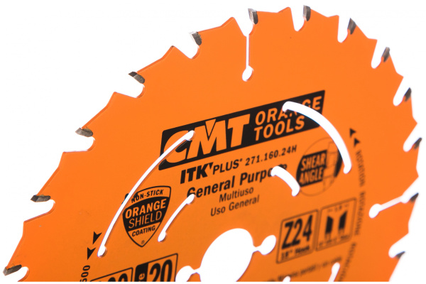 Диск пильный по дереву CMT (160х20/16х1,7/1,1 мм; Z24) 271.160.24H в Екатеринбурге