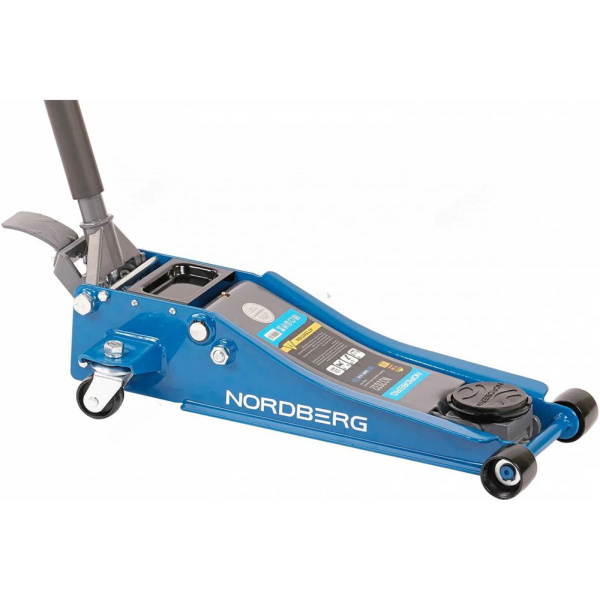 Домкрат подкатной NORDBERG супернизкий 3т, H=75-500мм N32032 в Екатеринбурге 