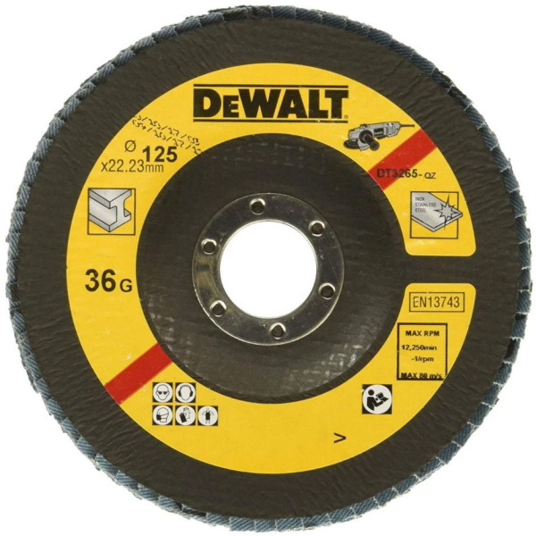 Круг лепестковый DeWalt EXTREME DT3265-QZ 125x22,2 мм 36з в Екатеринбурге