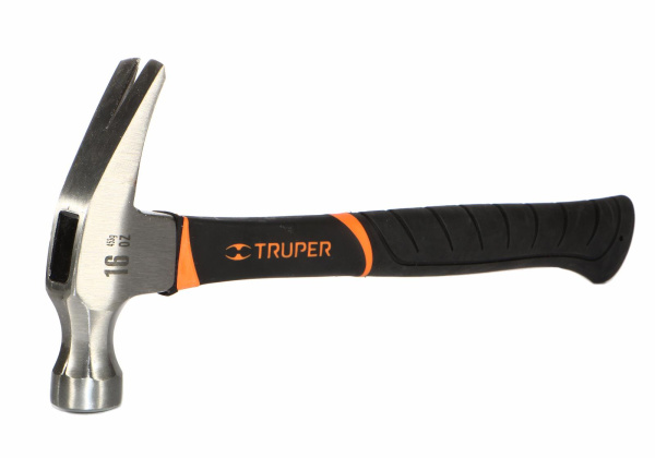 Молоток-гвоздодер Truper 450гр. 330мм. рукоять фиберглассовая  19997