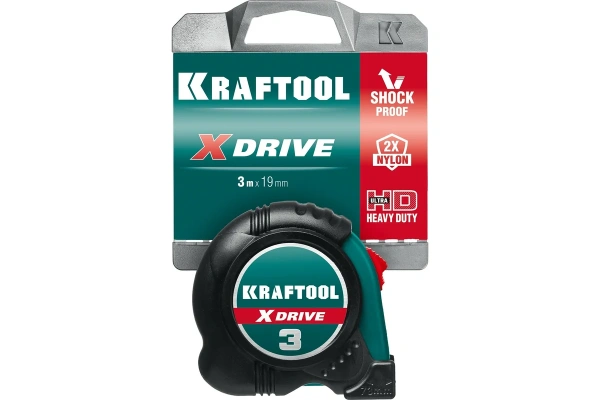 Рулетка KRAFTOOL X-Drive 3 м х 19 мм.  34122-03-19_z02 в Екатеринбурге 