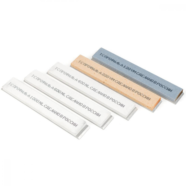 Набор камней для заточки TSPROF профиль A 5шт.  TS-SH2001500