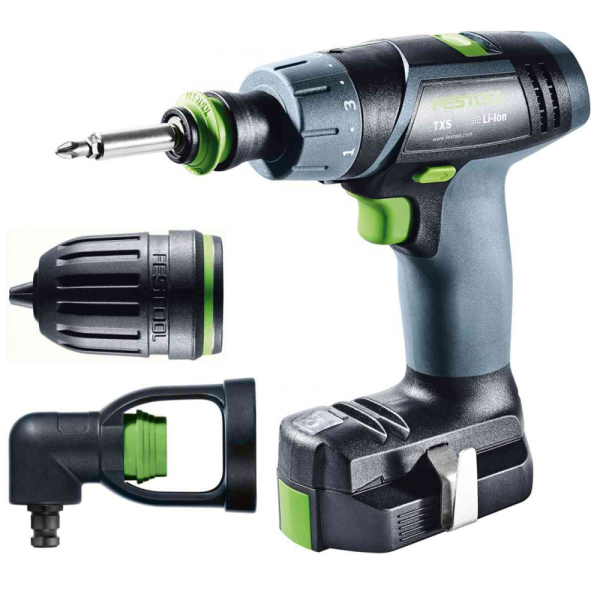 Аккумуляторная дрель-шуруповерт FESTOOL TXS Li 2,6 -SET SYS3 576102 в Екатеринбурге