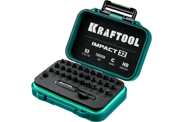 Набор бит ударных+держатель Kraftool Impact-32 32пр.  26066-H32 в Екатеринбурге