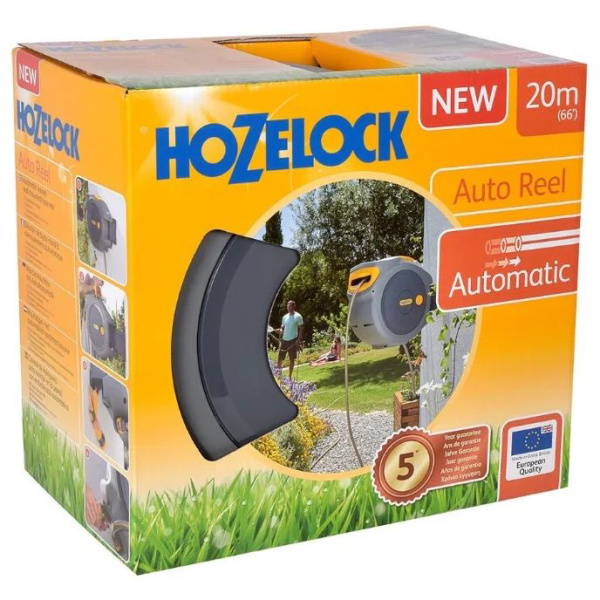 Катушка HoZelock 2402 настенная AutoReel с шлангом 12,5 мм 25 м 3600 в Екатеринбурге