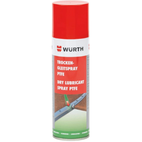 Спрей-смазка с PTFE Wurth 300мл. 00893550