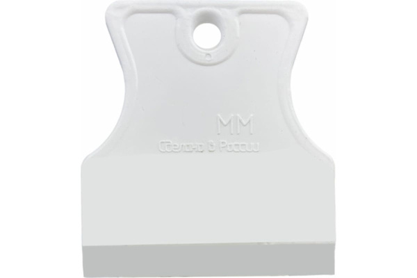 Шпатель резиновый DECOR 150мм. белый  308-150