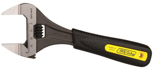 Ключ разводной "IREGA" ERGOTOP SWO99XS/CBE-8" 0-39мм. 200мм. тонкие губки