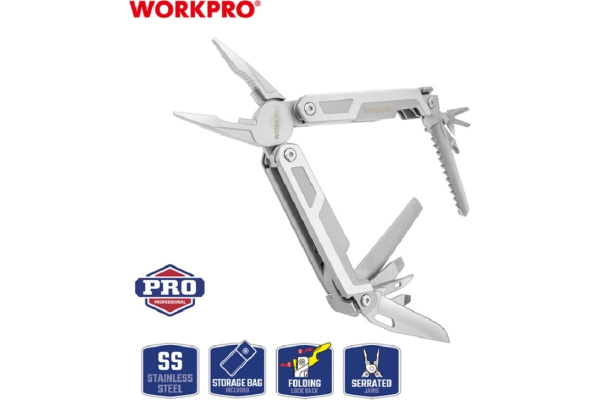 Мультитул WORKPRO  15 в 1 200мм. WP382002