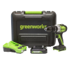 Дрель-шуруповерт ударная аккумуляторная Greenworks GD24DD60K2 3704107UA в Екатеринбурге