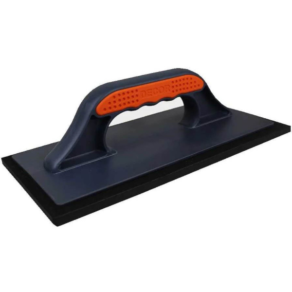 Терка резиновая для финишных работ DECOR 280х140мм., 2-хкомп. рукоять, черная 670-003 в Екатеринбурге 