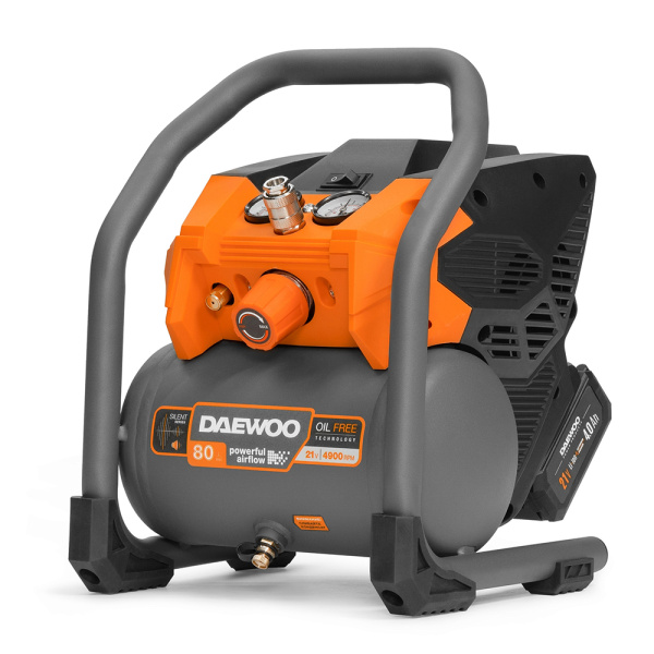 Компрессор аккумуляторный 21В DAEWOO DAC 80S Li SET в Екатеринбурге