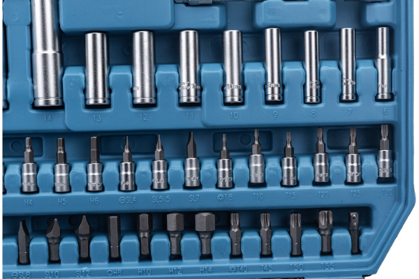 Набор инструментов HOEGERT 1/4" 1/2" 144пр.  HT1R440 в Екатеринбурге 