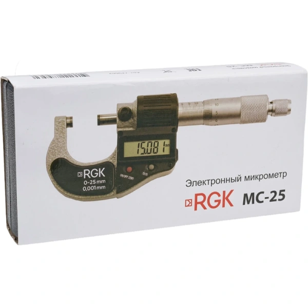 Микрометр электронный RGK MC-25 25мм  779562 в Екатеринбурге 