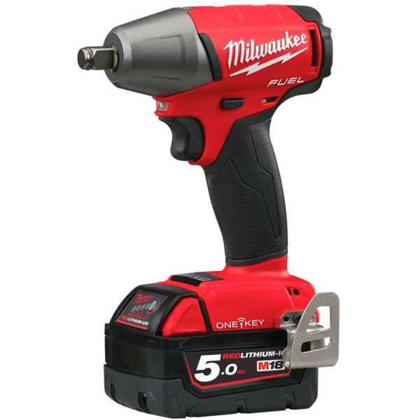 Аккумуляторный ударный гайковерт "Milwaukee" M18 ONEIWF12-502X FUEL ONE-KEY