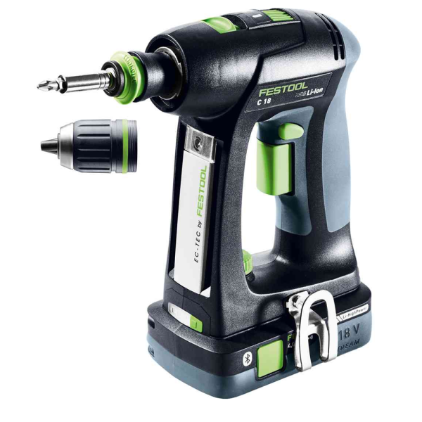 Аккумуляторная дрель-шуруповерт FESTOOL C18 HPC 4,0 I-Plus-PROMO+органайзер 577427RU в Екатеринбурге