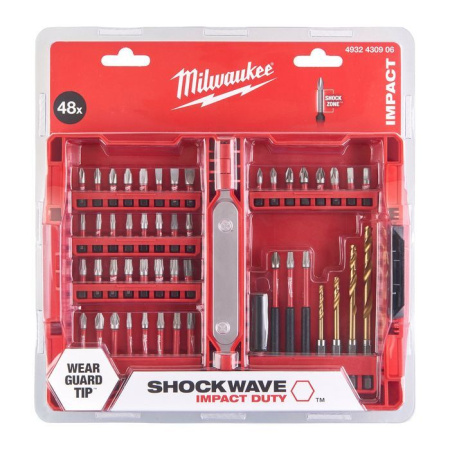 Набор бит Milwaukee SHOCKWAVE 48шт