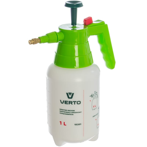 Опрыскиватель ручной VERTO  1,0л, с насосом  15G501 в Екатеринбурге