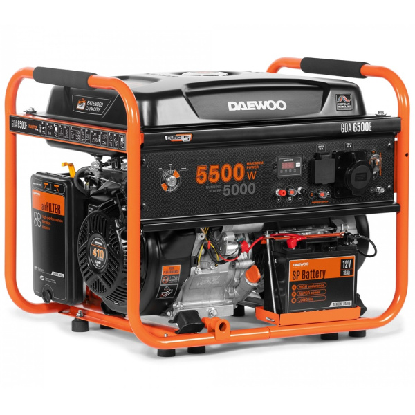 Генератор бензиновый DAEWOO GDA 6500E в Екатеринбурге