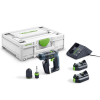 Аккумуляторная безударная дрель-шуруповерт FESTOOL СXS Li 2.6 PLUS SYS3 576092 в Екатеринбурге