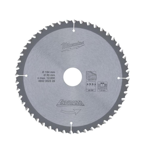 Пильный диск Milwaukee 184/30 Z48